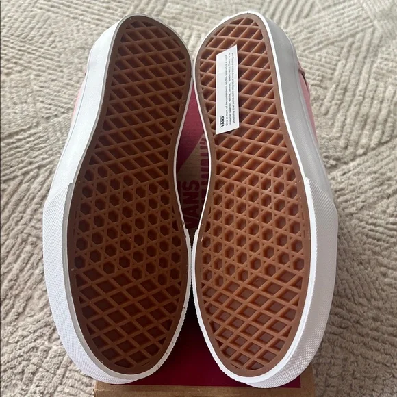 Women’s Vans Ward Glossy Coral Blush Shoes - Picture 5 of 7